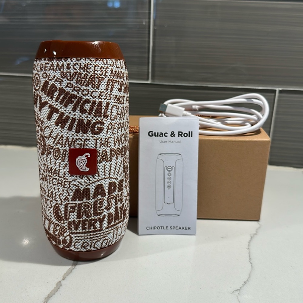 Chipotle Mexican Grill Guac & Roll Wireless Speaker